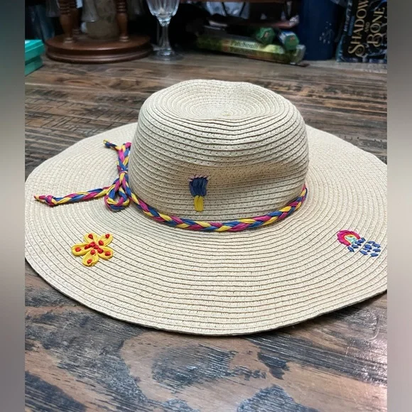 Sun / Gardening / Beach Embroidered Hat - Picture 5 of 9